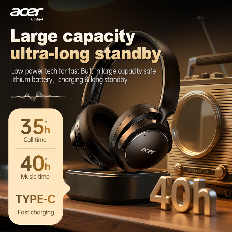 Acer Ohr560 Over-Ear Wireless  - Anc Wireless Over Ear Headphones 评论和价格