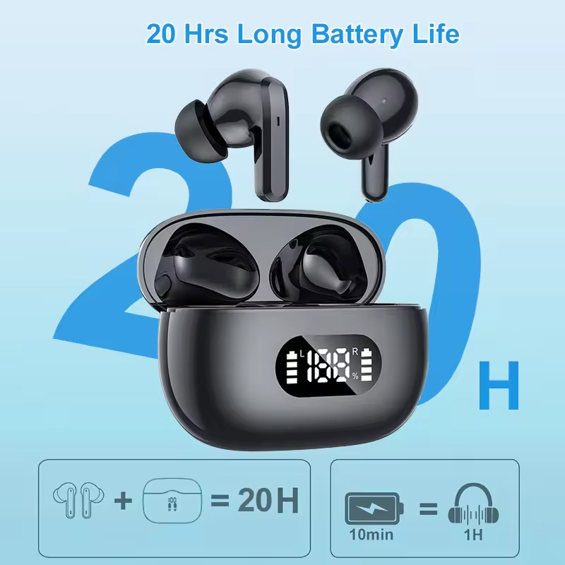 BT 5.4 Stereo Wireless Earbuds - Bone Conduction Running Headphones 评论和价格