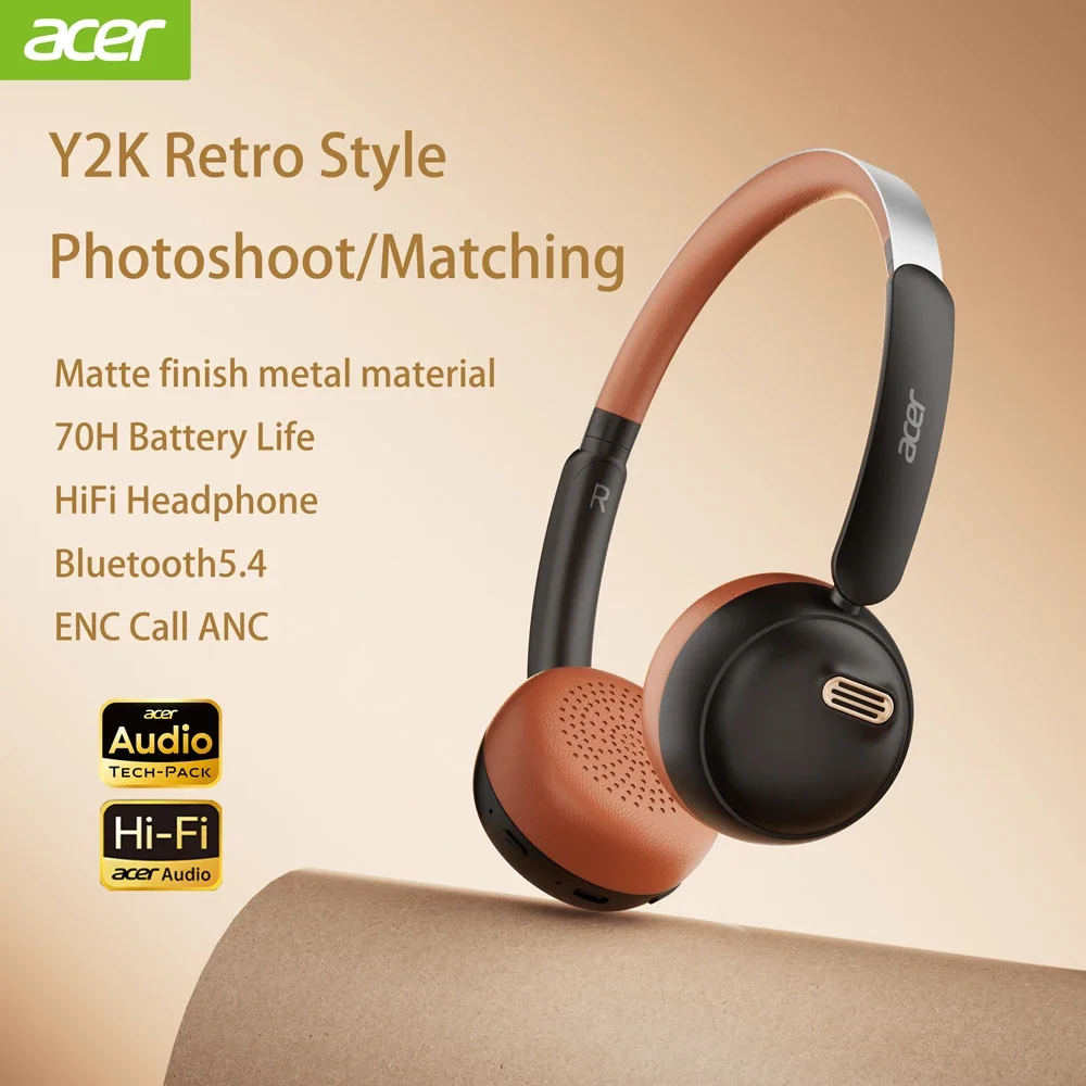 Acer OHW111 Bluetooth Headphon - Anc Wireless Over Ear Headphones 评论和价格