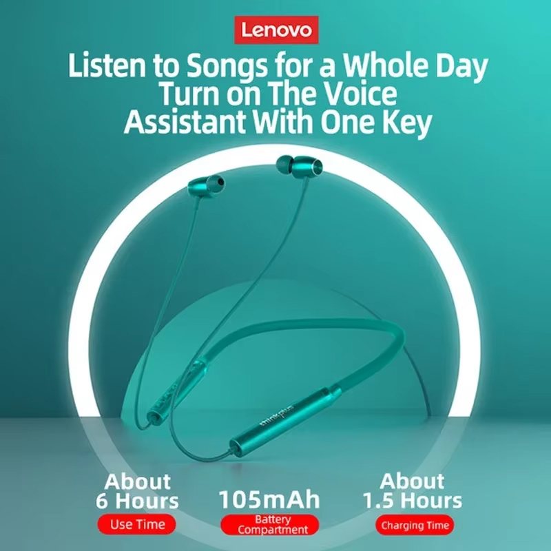 Origial Lenovo HE05X Bluetooth - Magnetic Neckband Sports Earphones 评论和价格