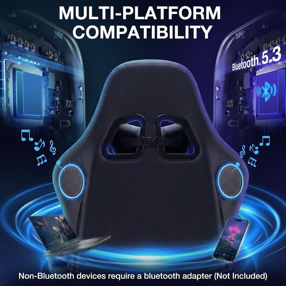 RGB Gaming Chair with Bluetoot - Speakers 评论和价格