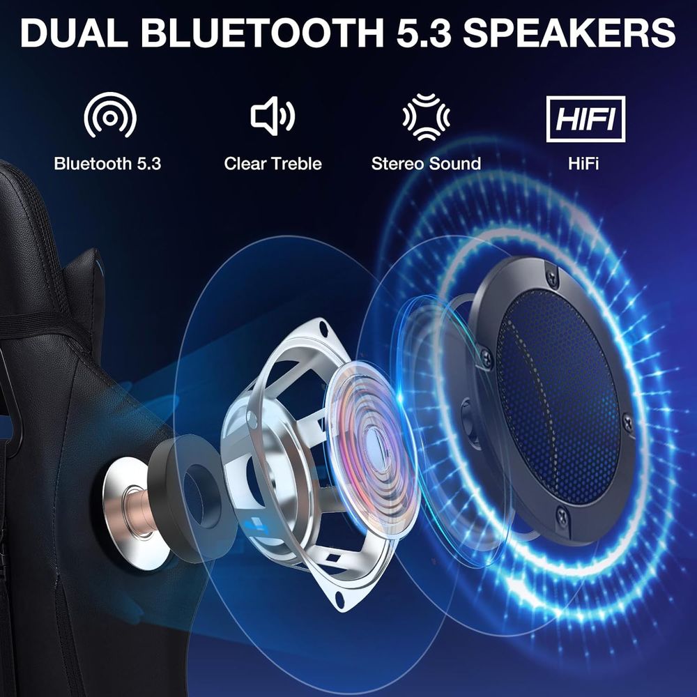RGB Gaming Chair with Bluetoot - Speakers 评论和价格