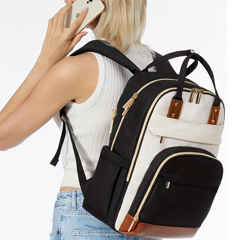 Women Two Tone Laptop Backpack - Laptops 评论和价格