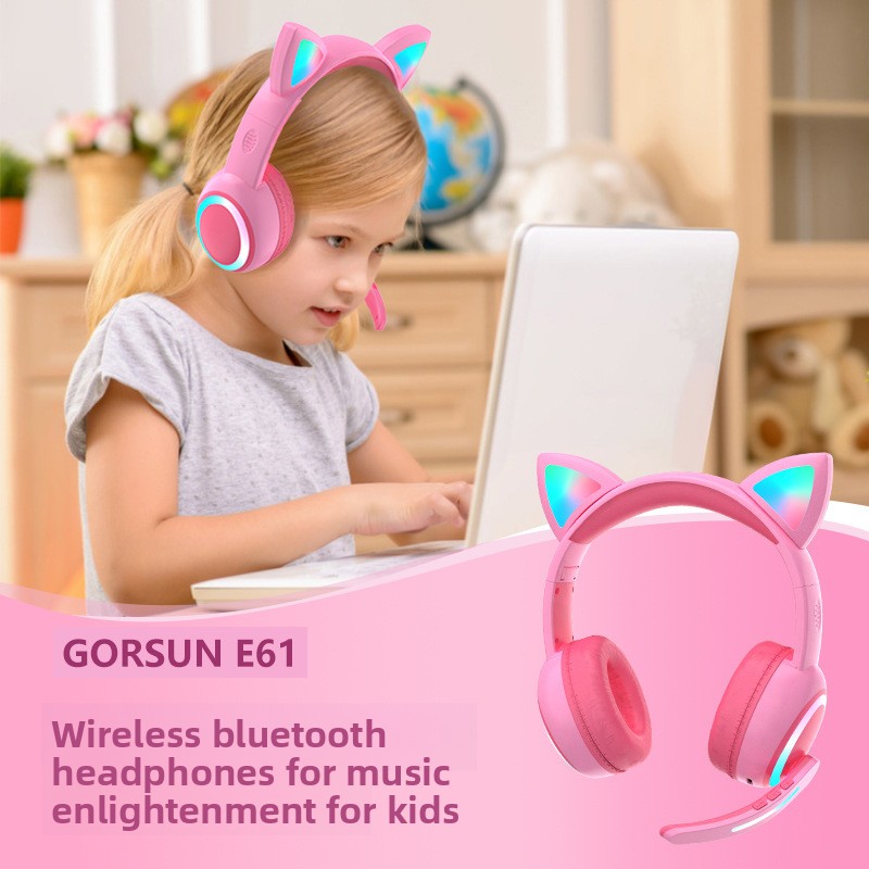 Bluetooth Headphones Cat Ear D - Cat Ear Bluetooth Headset Led 评论和价格