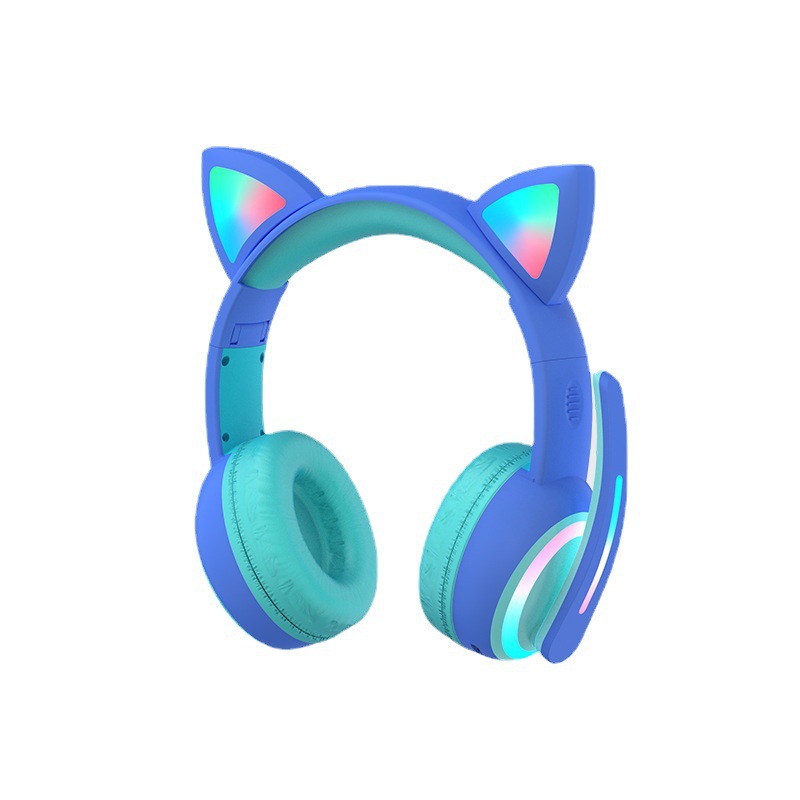 Bluetooth Headphones Cat Ear D - Cat Ear Bluetooth Headset Led 评论和价格