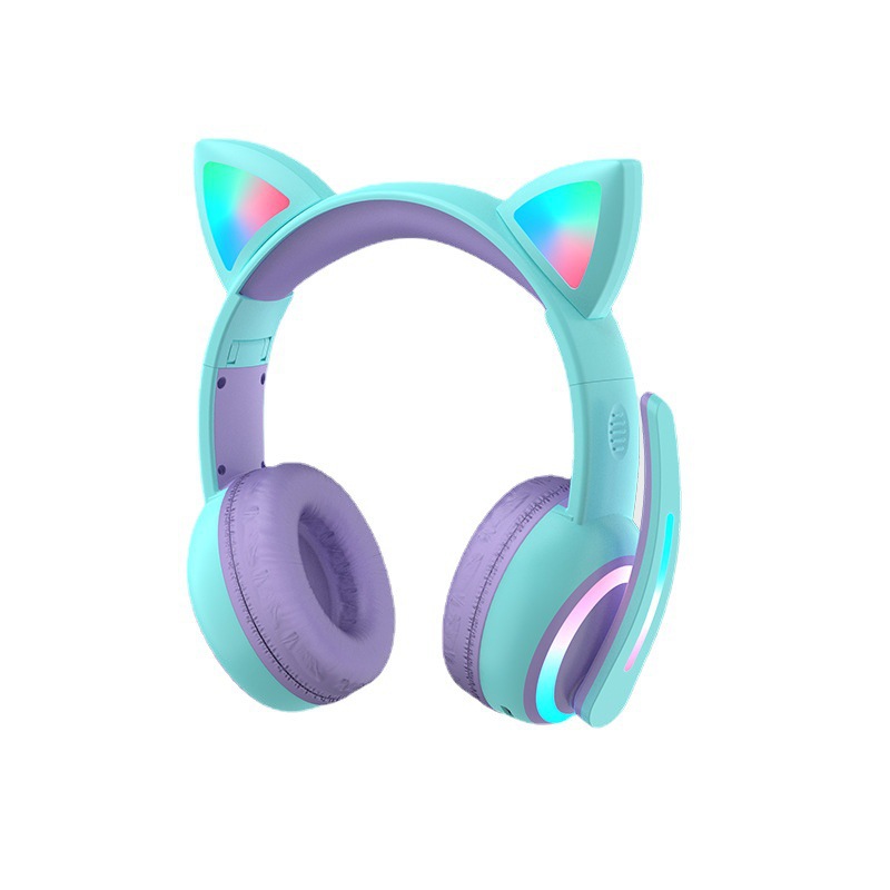 Bluetooth Headphones Cat Ear D - Cat Ear Bluetooth Headset Led 评论和价格