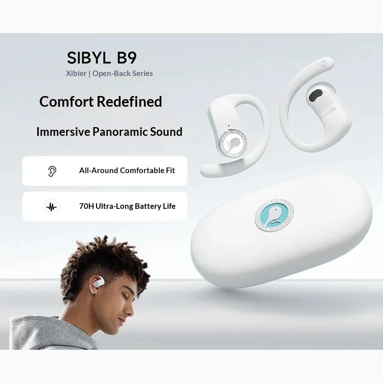 SIBYL B9 Open Ear Wireless Blu - Bone Conduction Running Headphones 评论和价格