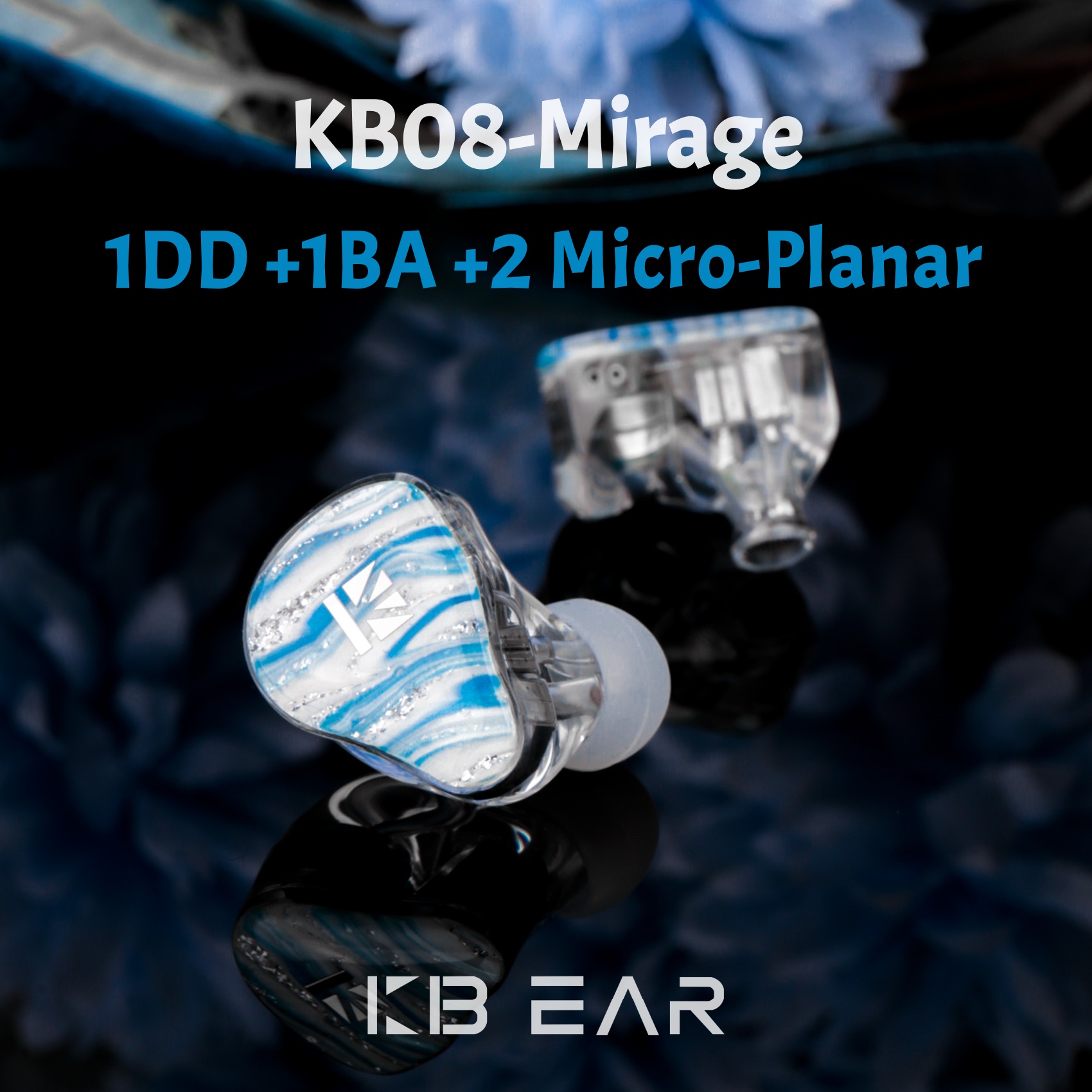 KBEAR KB08 Mirage IEMS in Ear  - Planar Magnetic Iem Earphones 评论和价格