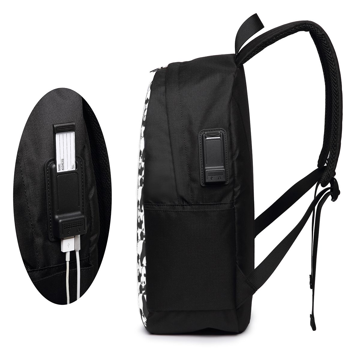Panda Pattern Backpack Travel  - Laptops 评论和价格